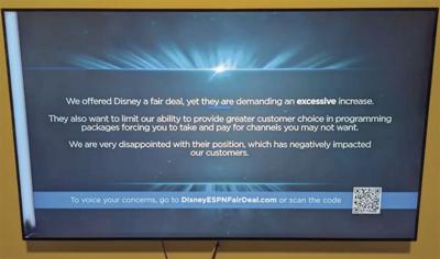 Spectrum and Disney reach an impasse