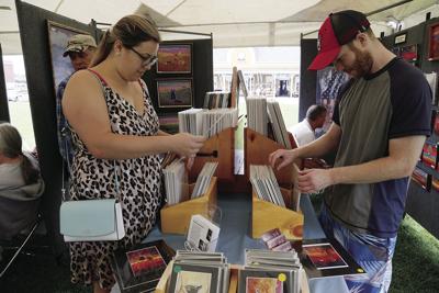 08-07-21 Art in the Park looking at canvas