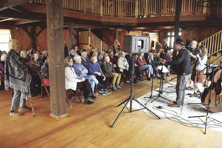 Nancy Covile Smies with band