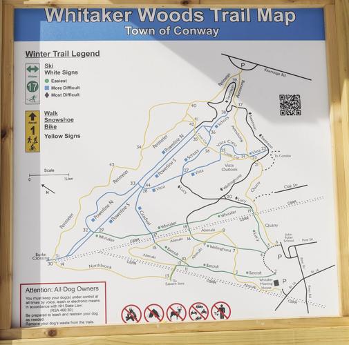 Whitaker Woods trail map