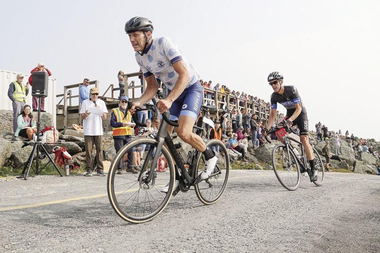 08-17-24 Bicycle Hillclimb near finish low pair