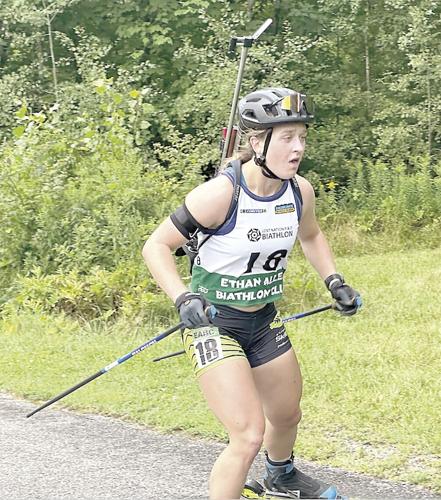 U.S. Biathloin Summer Nationals - Grace Castonguay rollerblading