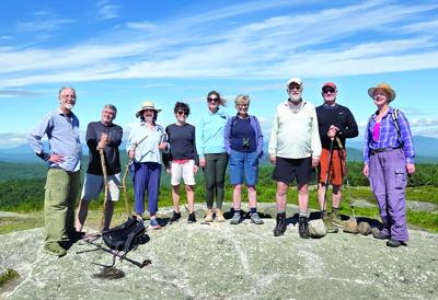 World Fellowship Center group on Foss Mountain