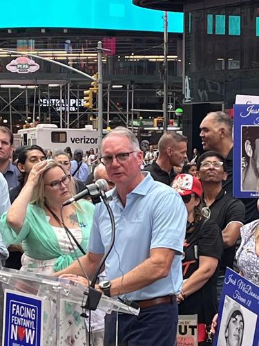 Keller Logistics Truck Arrives in Times Square for Fentanyl Awareness