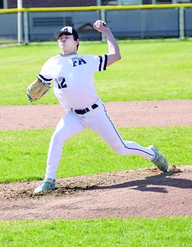FA Baseball - Manoriti Field - Oliver Dean pitching