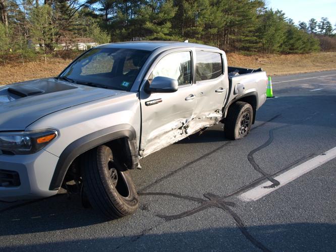 2017 Toyota Tacoma truck damaged in crash