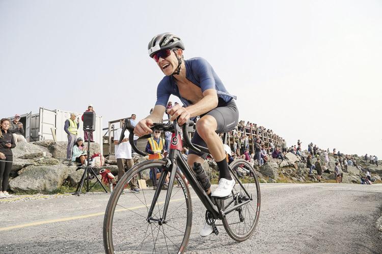 08-17-24 Bicycle Hillclimb near finish low tight