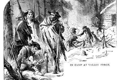 At the end of a bitter winter at Valley Forge, George Washington ordered an extra glass of grog on St. Patrick’s Day for every man, 'and thus all made merry and were good friends.' iStock/Getty Images Plus