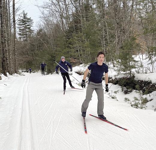 Nordic Tracks - High School Teams - FA skiers at Stark's