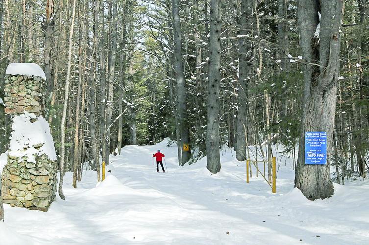 Nordic Tracks - Purity Springs - beginning of Purity Spring Resort's Sunset Beach XC