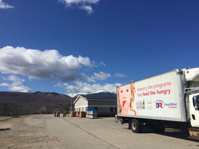 Mobile Food Pantry distributes