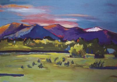 Rebecca Klementovich-Light at the Fryeburg Flatlands