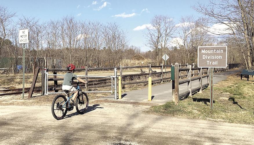 Wheel Family Fun - Iver Minnich on Fryeburg's Mountain Division Trail