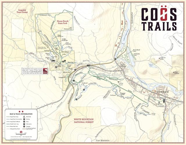 Wheel Family Fun - Coos Trails Map