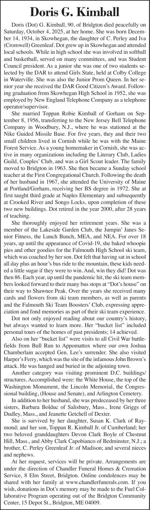 Doris G. Kimball