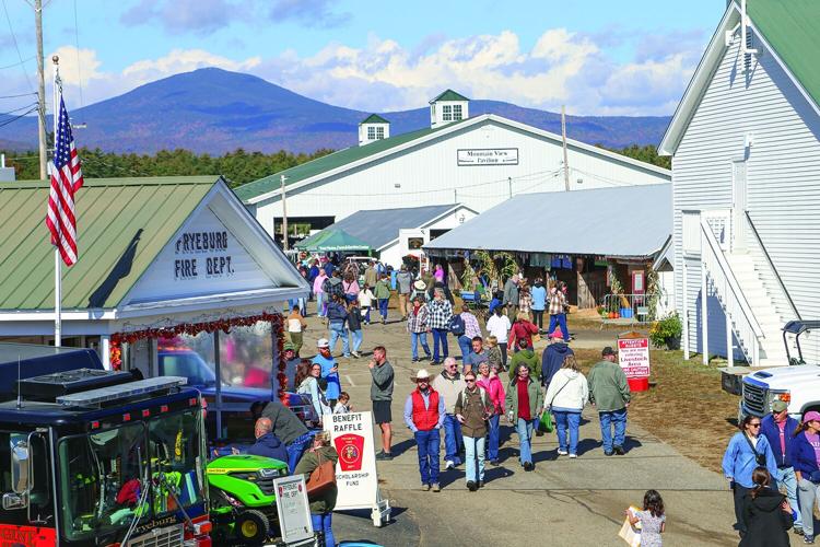 10-05-26 Fryeburg Fair crowd above buildings
