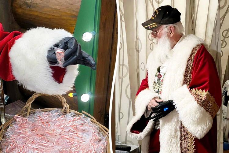 ‘Bionic Santa’ returns to Nashville with powerful new prosthetic arm