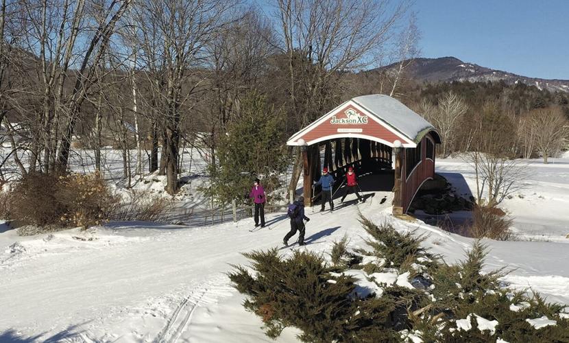 Ski NH jackson xc bridge