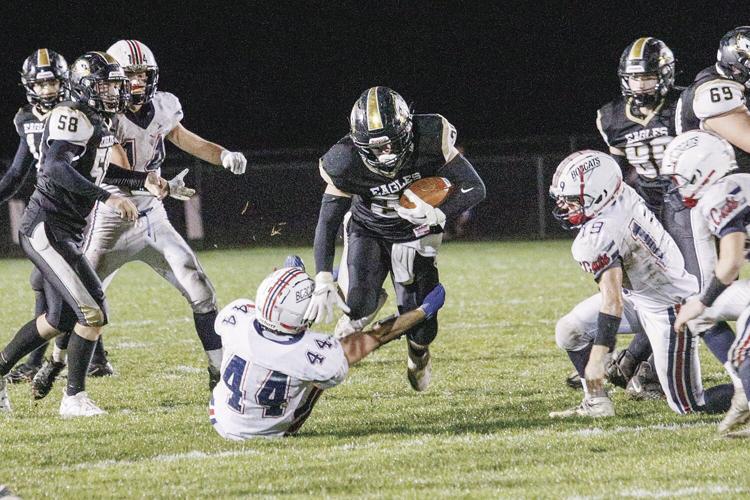 10-14-22 KHS FB koroski pushing through