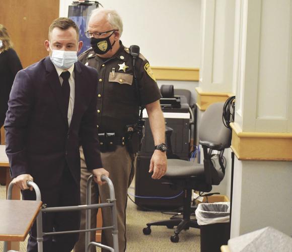 Harold Hill exits court room 5322