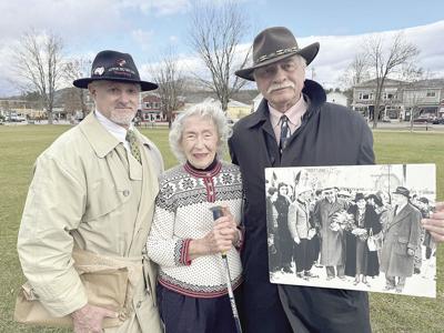 Valley Voice - Kay Frechette with Schneider reenactors