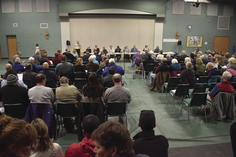 Tamworth town meeting wide shot