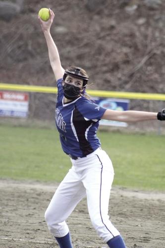 Gorham High Softball - Bry Poirier pitching