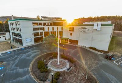 The front entrance of Androscoggin Valley Hospital in Berlin