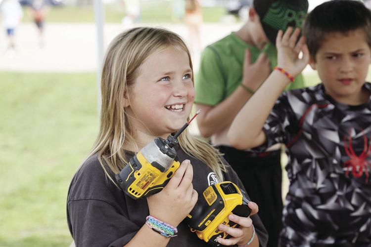 07-21-21 Garden Boxes drilling smile