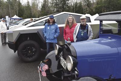 Model A and Cyber truck fronts