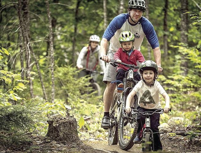 Wheel Family Fun - twisty trails from Thorne Pond to Attitash Village