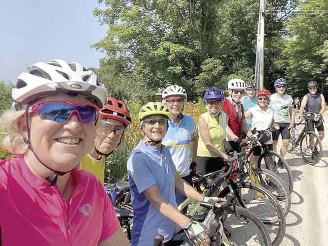 Wheel Family Fun - Bicycling Club members riding in Sandwich