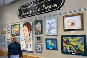 Art by Berlin High School students is on display at the hospital