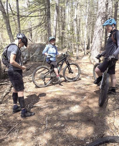 Wheel Family Fun - Mountain bikers Bill Anderson, Martha Leich and Tom Gill