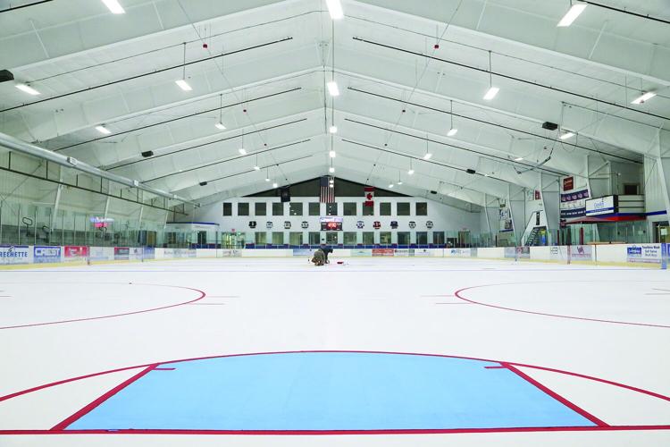 07-27-26 Ham Arena painting from goal lower