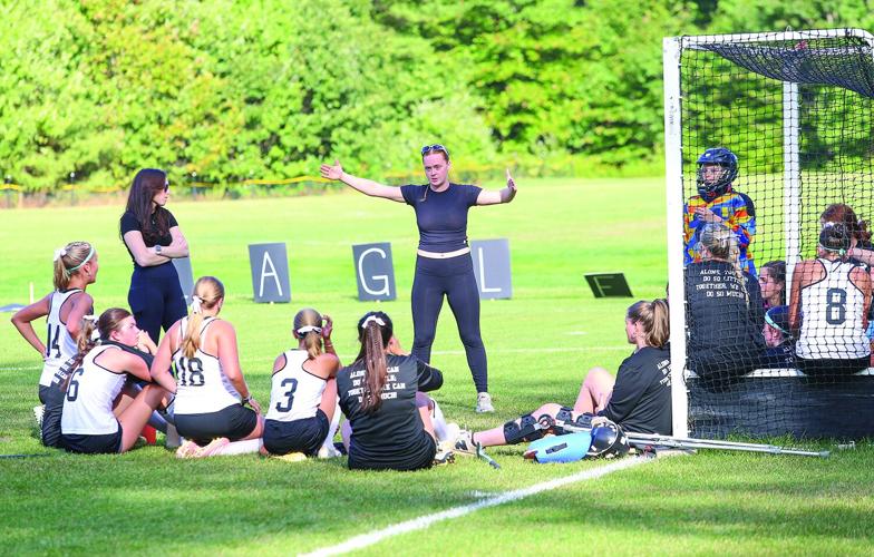 09-04-25 KHS FH coach talking to team