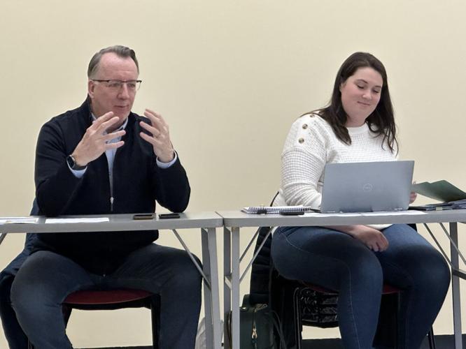 Kenneth J. Bradley with the New England High Intensity Drug Trafficking Area and analyst Kiera Latham