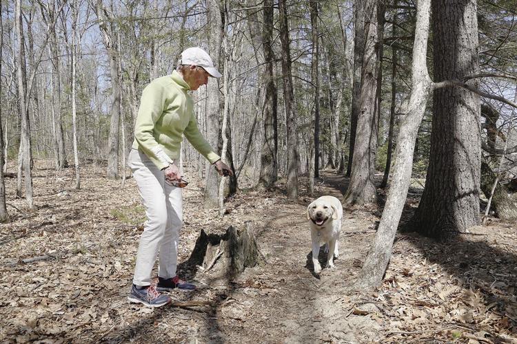 04-27-21 Pine Hill woman and dog