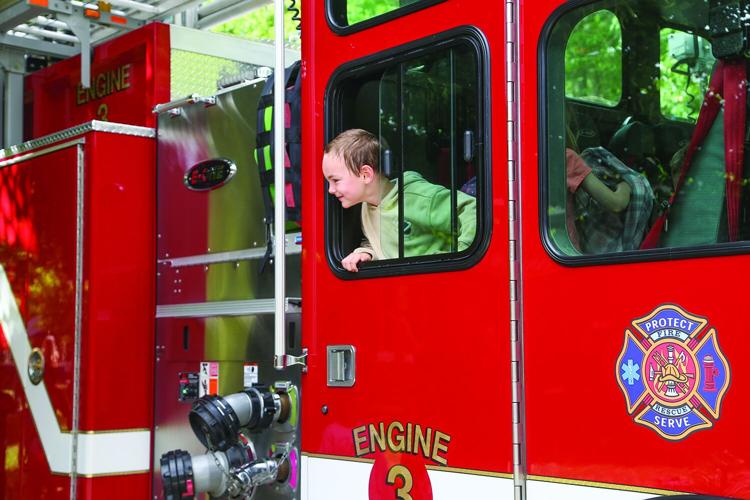 06-19-26 Pine Tree Fire Truck looking out side