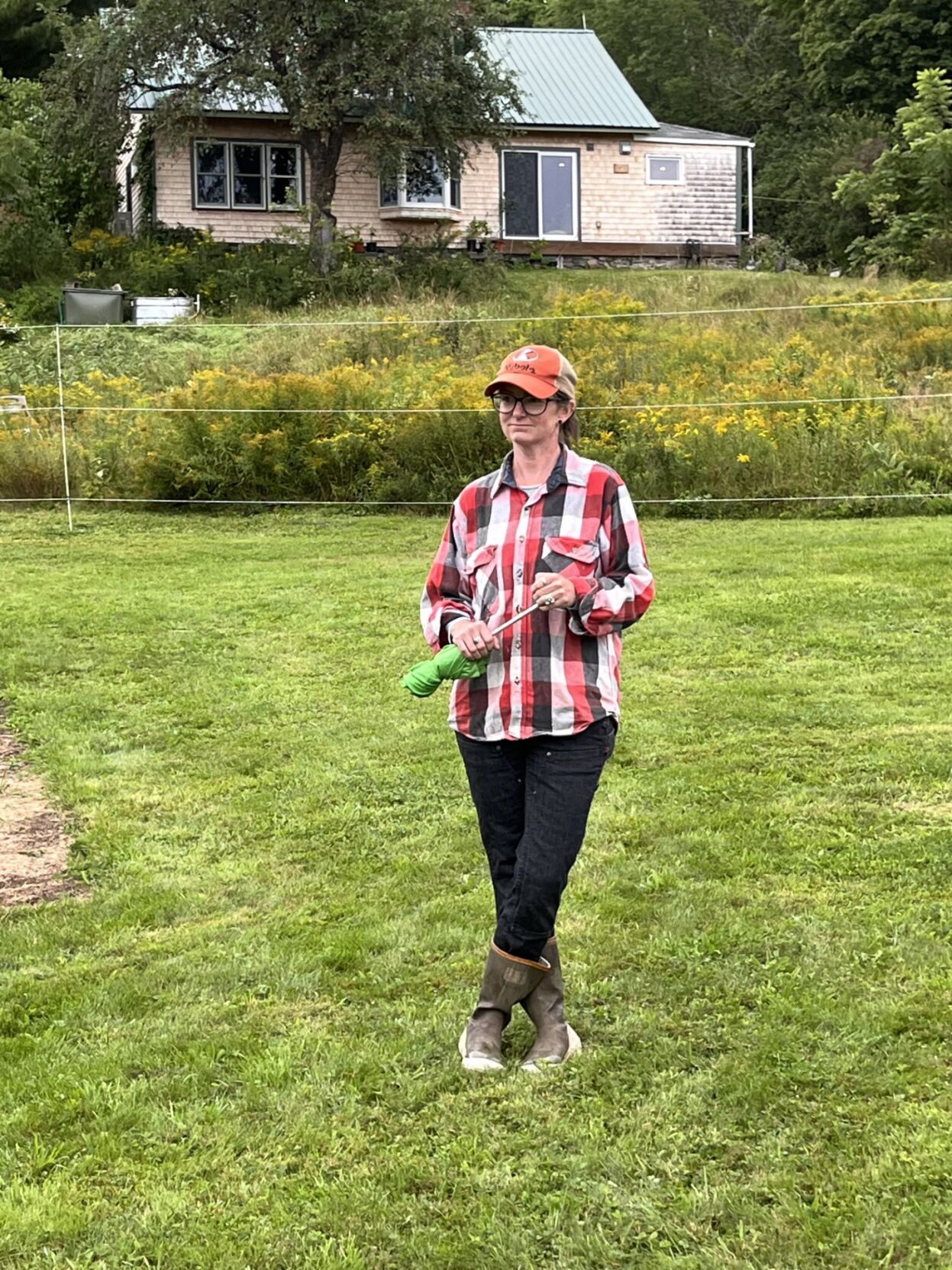 Stephanie Kelliher discussed the challenges of running an organic no-till farm