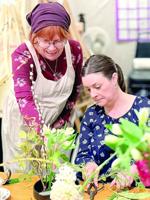 Japanese Flower Arranging Class at Gallery 302