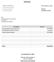 Town asks Fryeburg Fair to compensate various departments