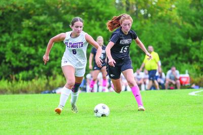 KHS Girls Soccer -Summer Laine dribbling