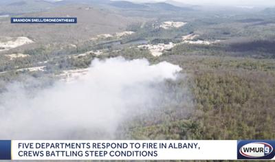 albany fire wmur screenshot