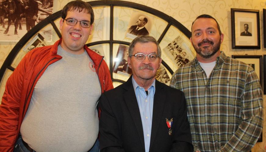 Three of Troop 207 Eagle Scouts and the year they earned that rank