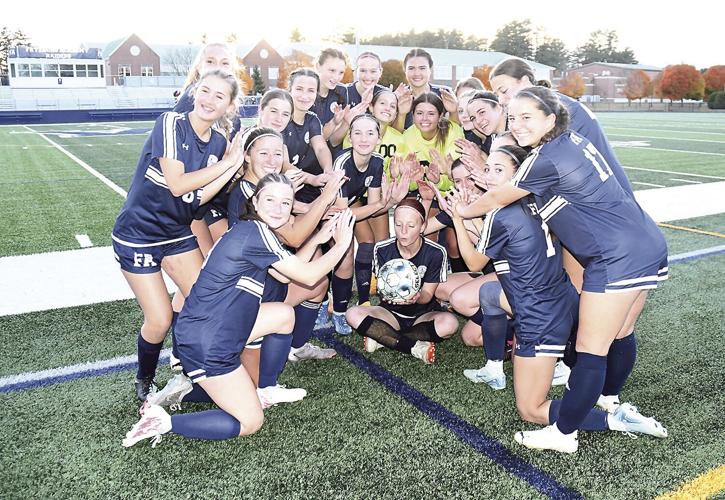 FA Girls Soccer - team celebrates