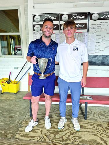 Golf Column - Lake Kezar - Eric Latsey (left) edged Kyle Infinger A Flight