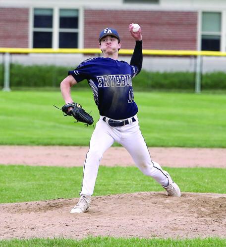 FA baseball - Oliver Dean pitching