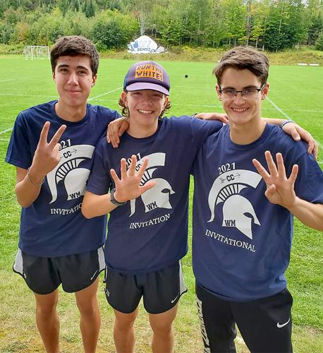 KHS Boys XC - Top three boys at White Mountains