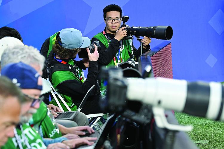 World Cup - Julian Zhu with cameras 2